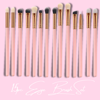 PRO EYE BRUSH SET - 15pc - Makeup and Beauty Courses Online