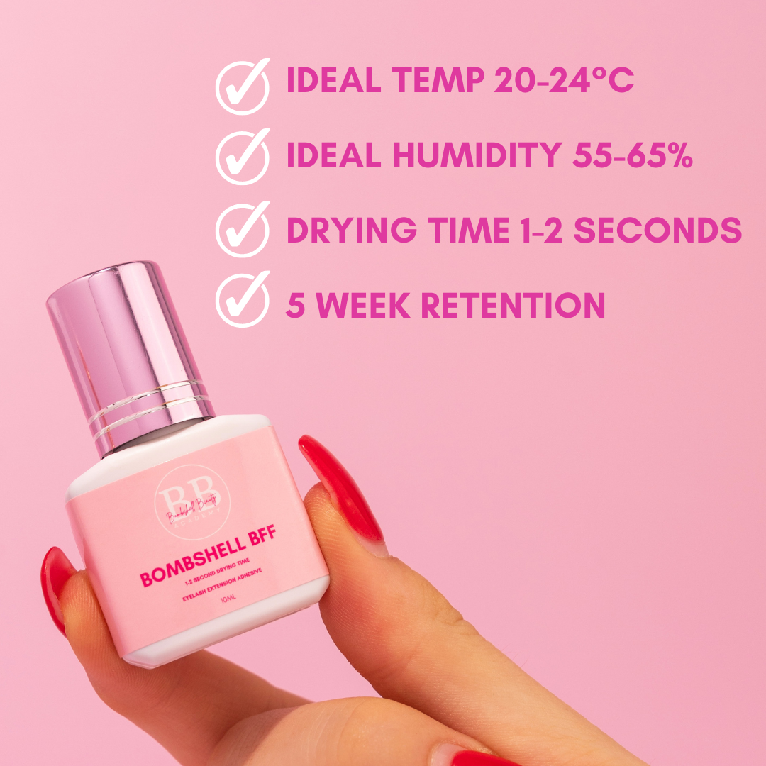 Bombshell BFF - Lash Extension Adhesive 10ML - Makeup and Beauty Courses Online