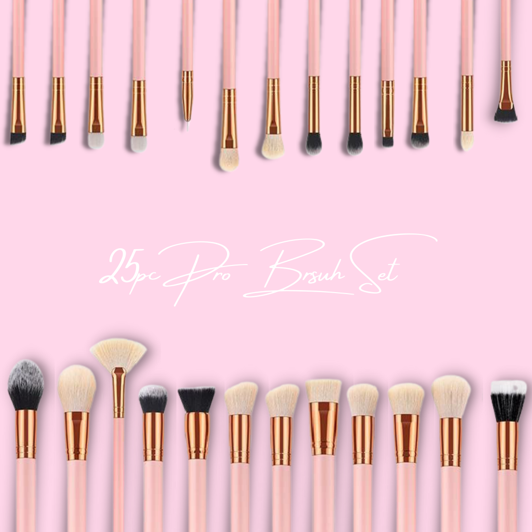 PRO BRUSH SET - 25pc - Makeup and Beauty Courses Online