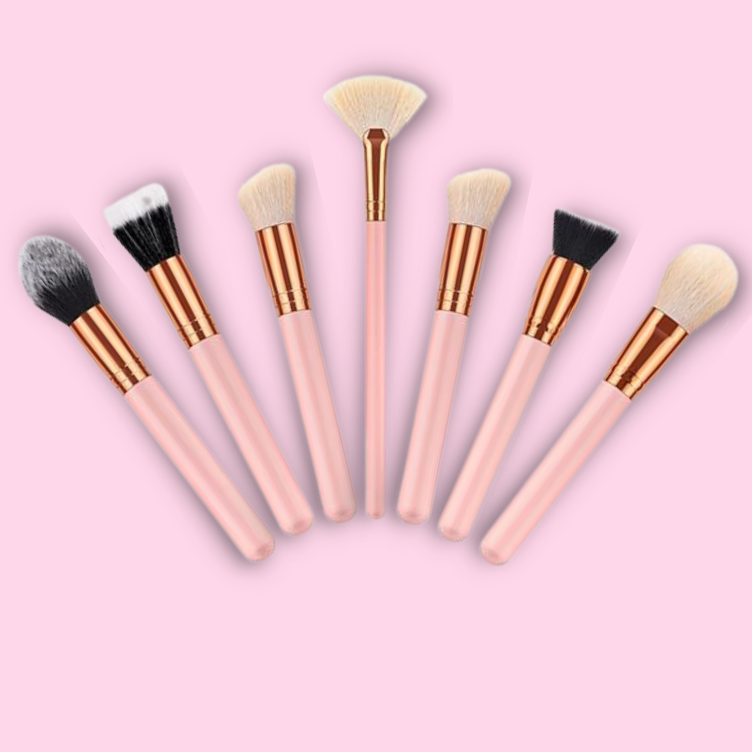 PRO FACE BRUSH SET - 7pc - Makeup and Beauty Courses Online