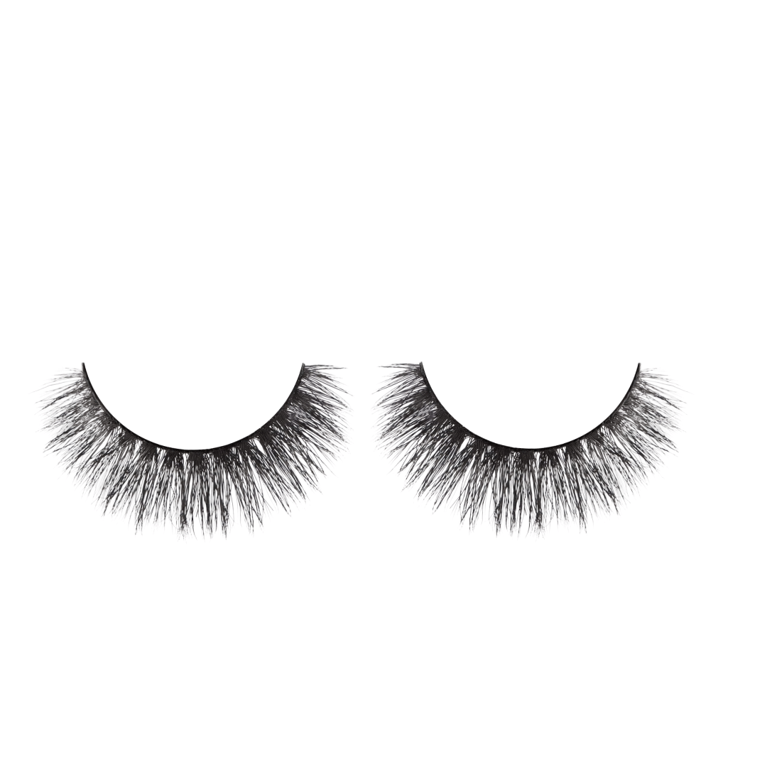 Luxe - Luxury Strip Lashes showcasing dramatic black lashes for a glamorous look, perfect for special occasions.