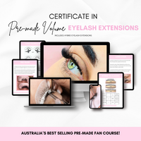 Pre-Made Fan Eyelash Extension Styling Course