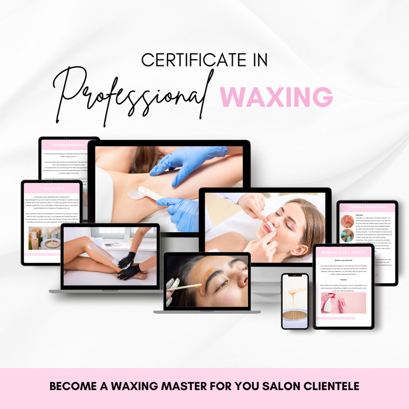 Certificate in Professional Waxing - Online Course Bundle