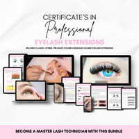 Certificate in Professional Lash Artistry - Online Course Bundle