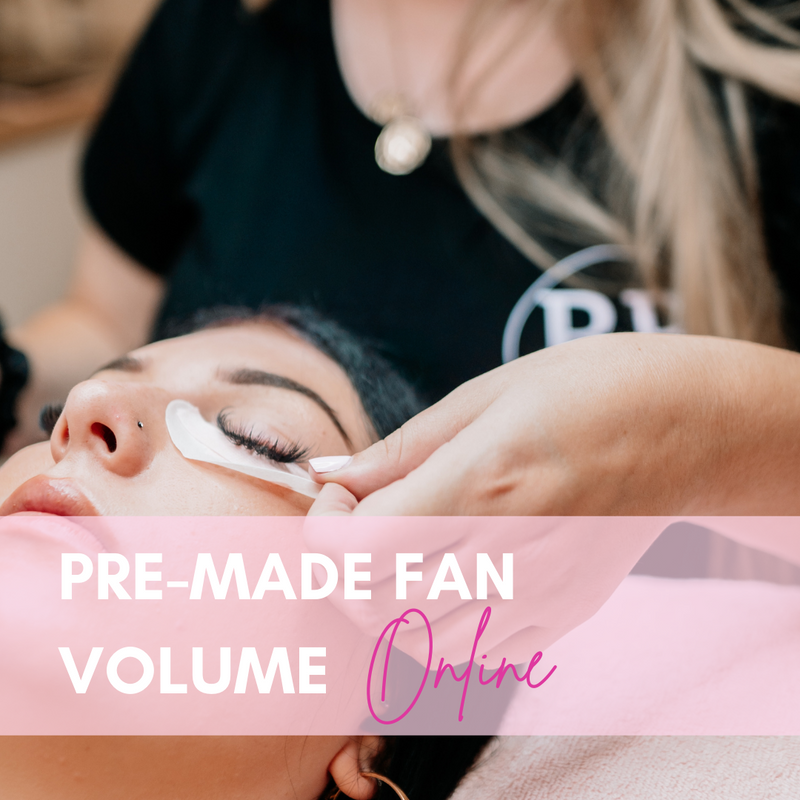 Pre-Made Fan Eyelash Extension Styling Course - Makeup and Beauty Courses Online